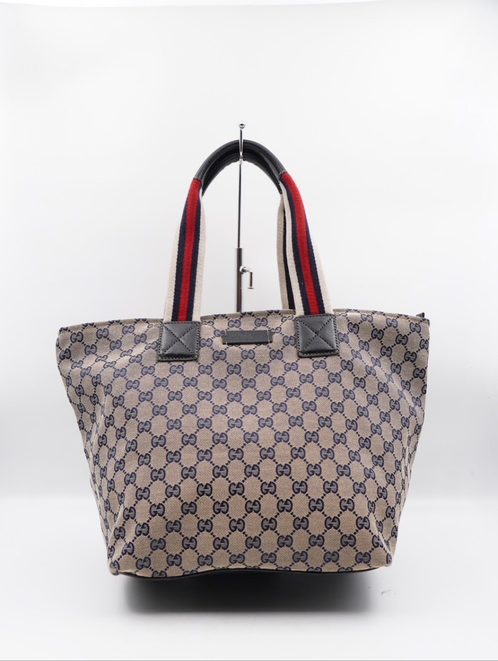 CL01 💕 Gucci GG Monogram Sherry Line Zipper Tote